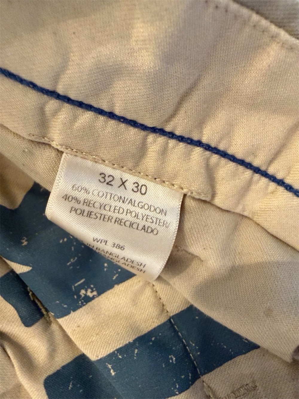 Men's Classic Khaki Chinos - Light Beige - Picture 4 of 4